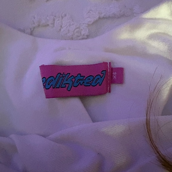 Edikted White Crop Top - Picture 5 of 6